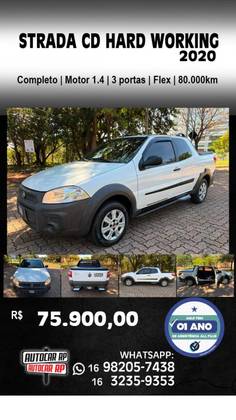 FIAT STRADA 1.4 MPI HARD WORKING CD 8V FLEX 3P MANUAL FIAT STRADA 1.4 MPI HARD WORKING CD 8V FLEX 3P MANUAL
